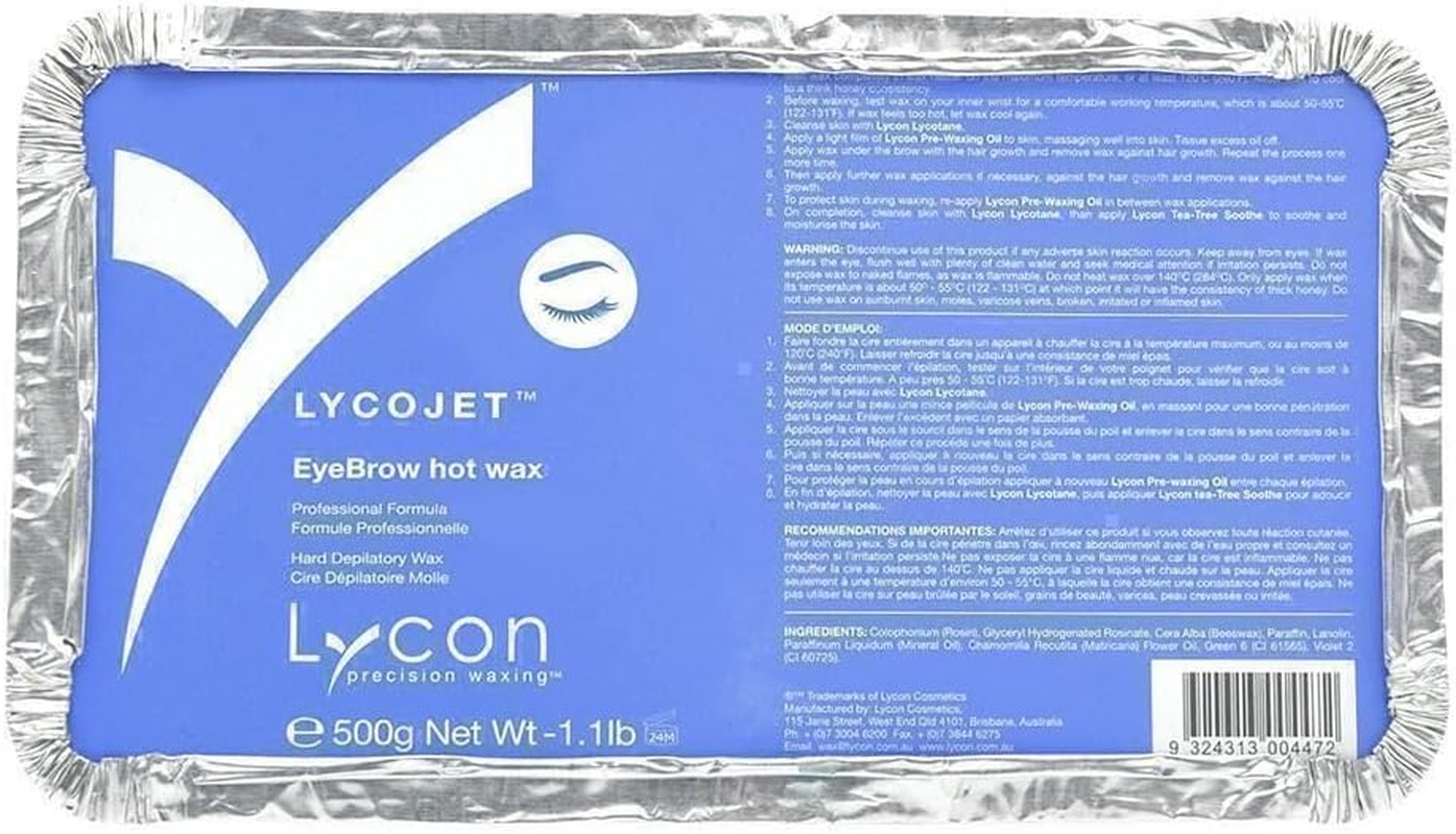 Lycon Lycojet Eyebrow Hot Wax 500 G, 500 G