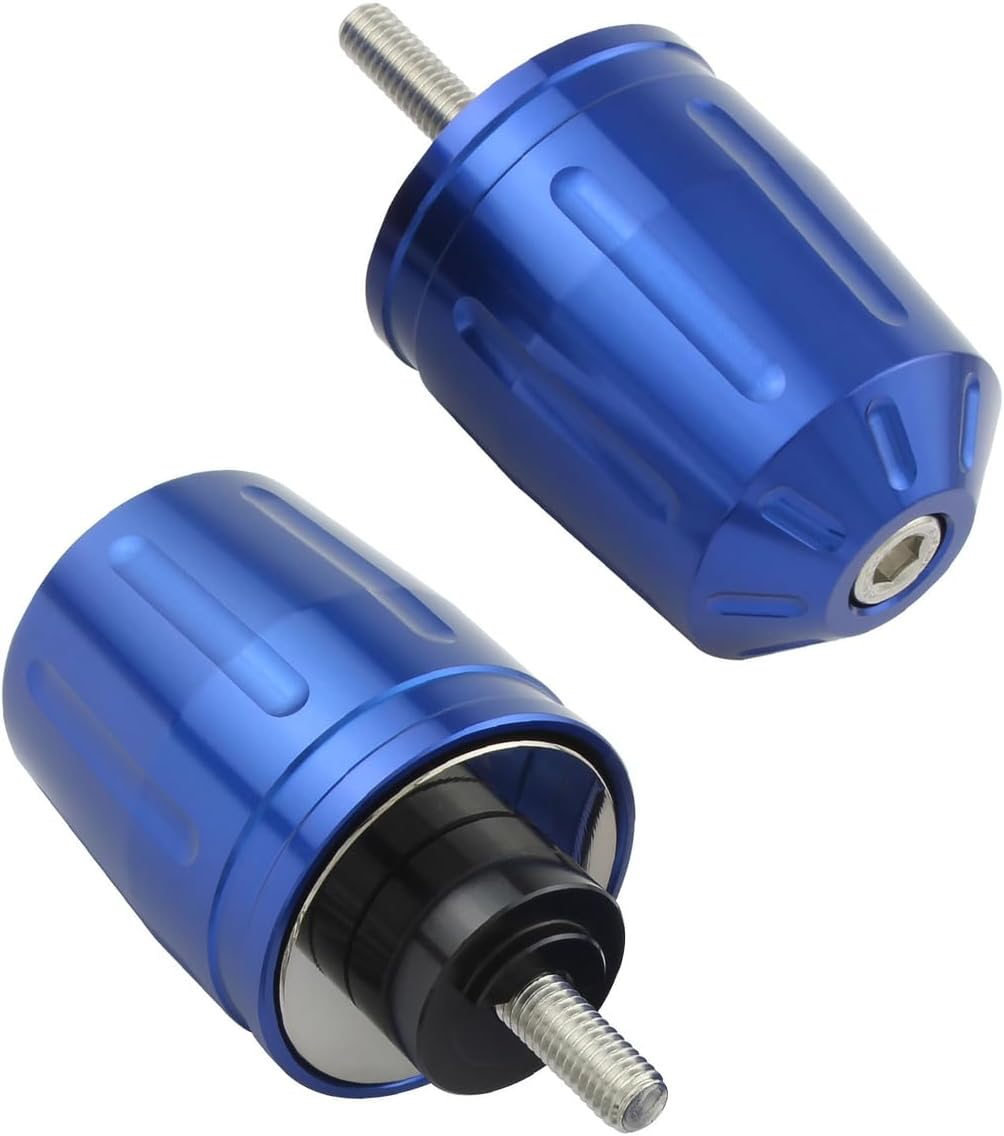 POSH FAITH 033979-12-10 Motorcycle Goods Handlebar End Ultra Heavy Bar End Type 2 for Honda/Suzuki Genuine Handles, M6 Type CB1300SF/SB | CB400SF Etc. Champagne Gold