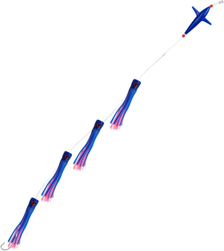 AIMALL Sea Bait Lure - 210G Deep Water Propeller Trolling Bait, 6" 3D Bionic Fish Eyes, UV Light Effect, Marlin and Mackerel Fishing