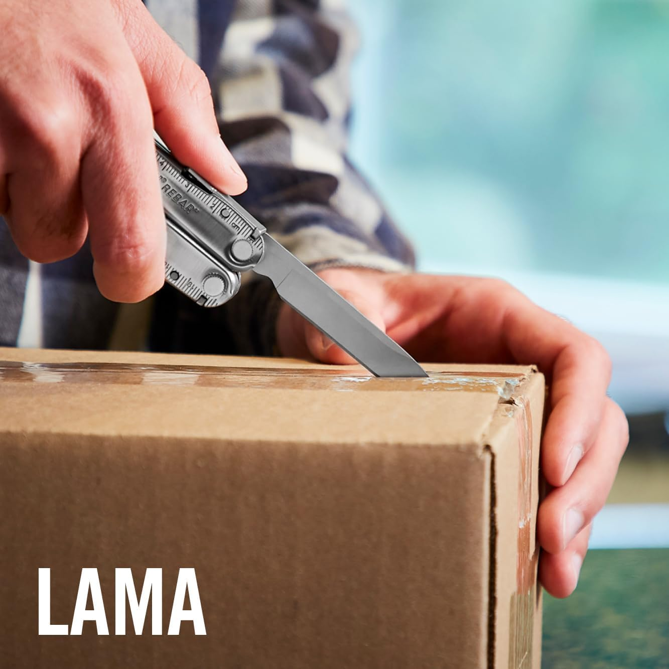 Leatherman Rebar Multi-Tool - 17 All-Tools for DIY & Camping, Black Stainless Steel with Black Nylon Holster, Silver image number 7