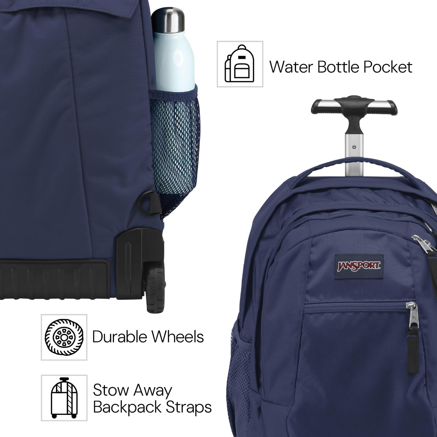 Jansport Driver 8 Core Series Wheeled Daypack image number 6