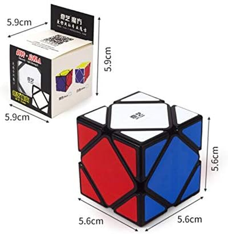 Cuberspeed Qiyi Skewb Black Speed Cube Mo Fang Ge Qicheng Skewb Black Magic Cube