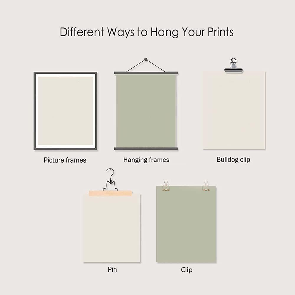 OKONZ Flower Market Poster Matisse Wall Art Prints Set of 6 Boho Art Prints Danish Pastel Colorful Floral Wall Decor for Bedroom Bathroom Living Room Decoration（8 X 10 Inch Unframed） Style (1) image number 5