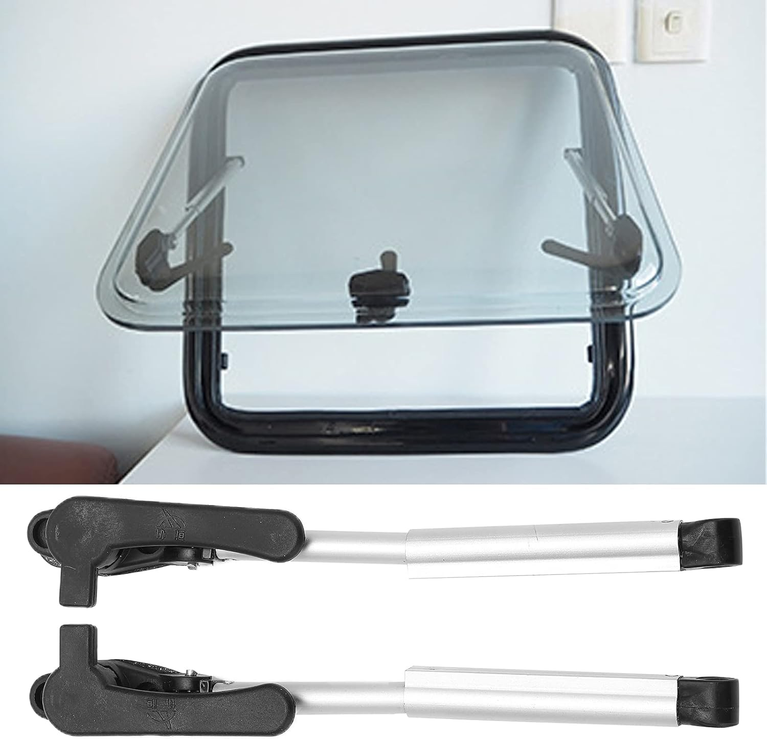 Telescopic Rv Window Support Rod Rv Spare Parts 2Pcs 230Mm Rv Window Support Rod Telescopic Aluminum Alloy Oxidation Lift Strut for Caravan Yacht image number 6