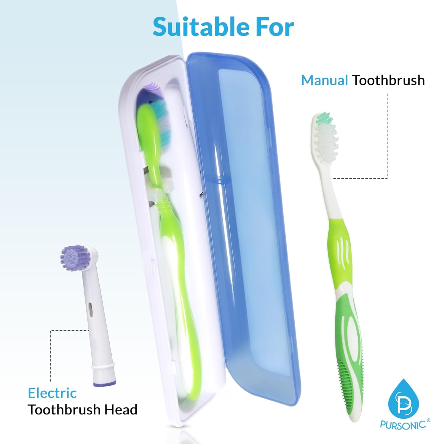 Pursonic S1 Portable UV Toothbrush Sanitizer