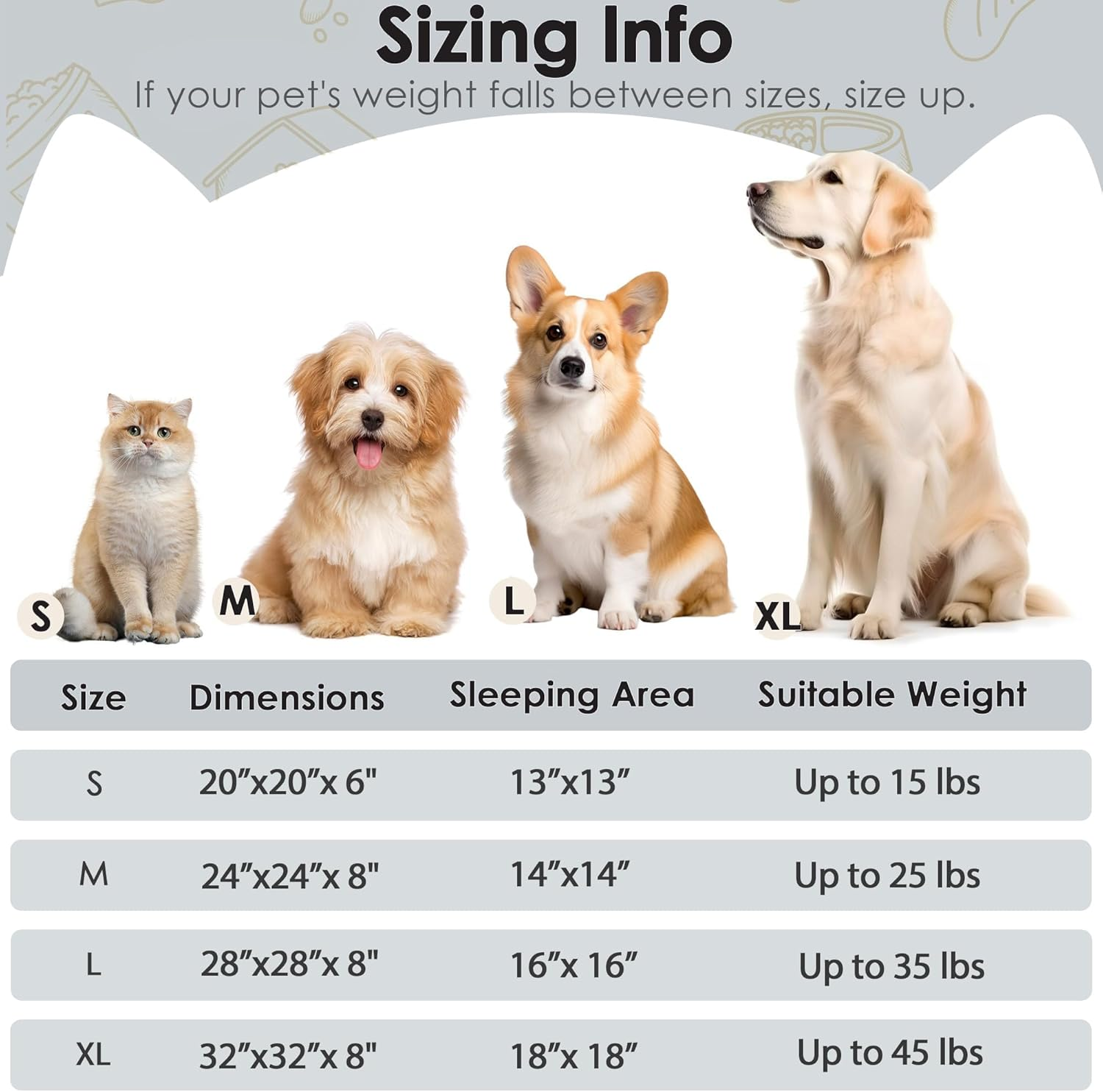 Dog & Cat Bed for Indoor Cats, 20In Calming Donut Bed for Puppy and Kitten, Washable round Fluffy Pet Bed for Small Medium Dogs and Cats (Light Grey) image number 1