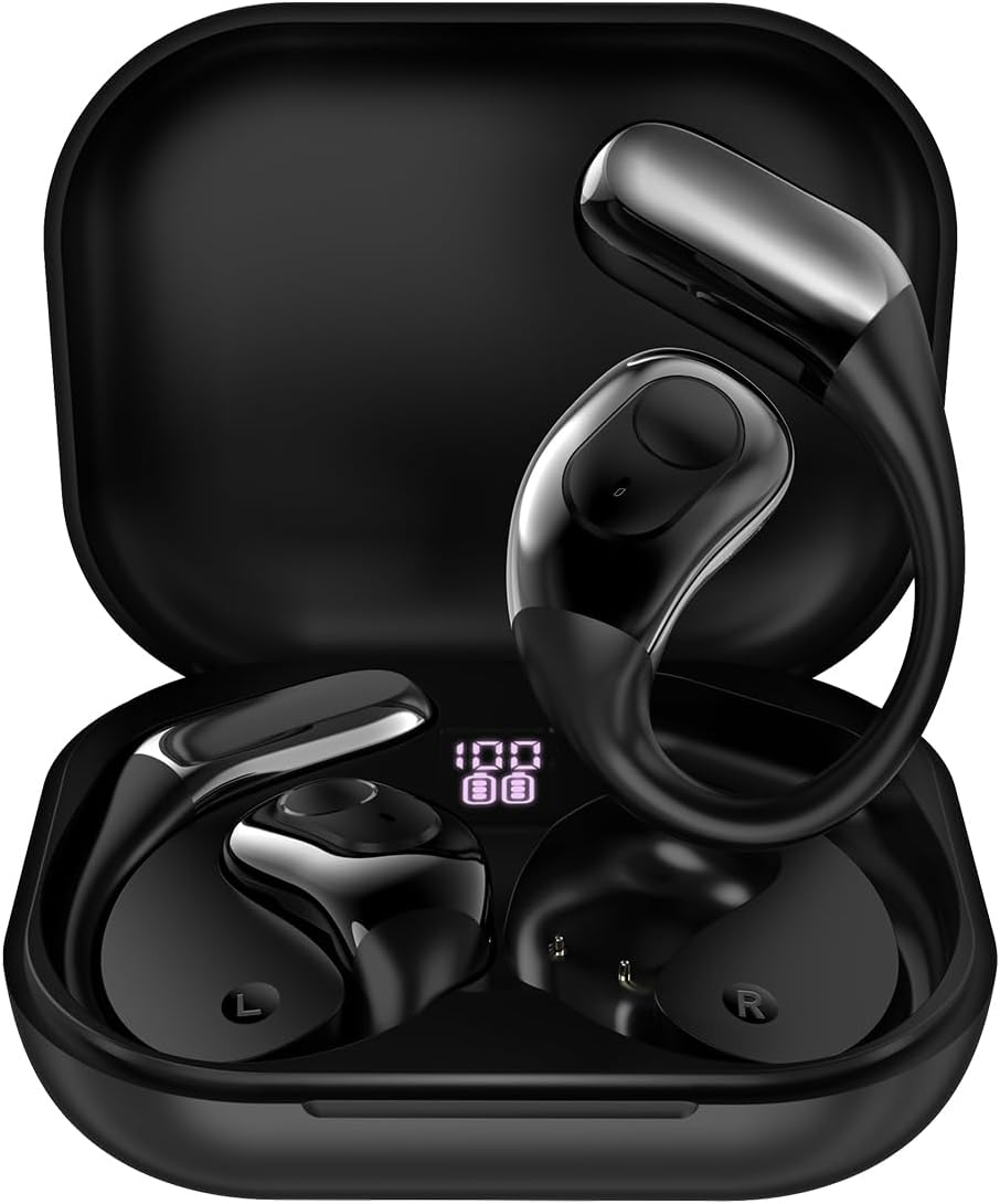 AI Translator Headphones, 144 Languages Real Time, Translation Headphones via Bluetooth 5.4, AI Headphones Translator with App, Real Time Translation Earbuds Supports Music and Answer Calls image number 1