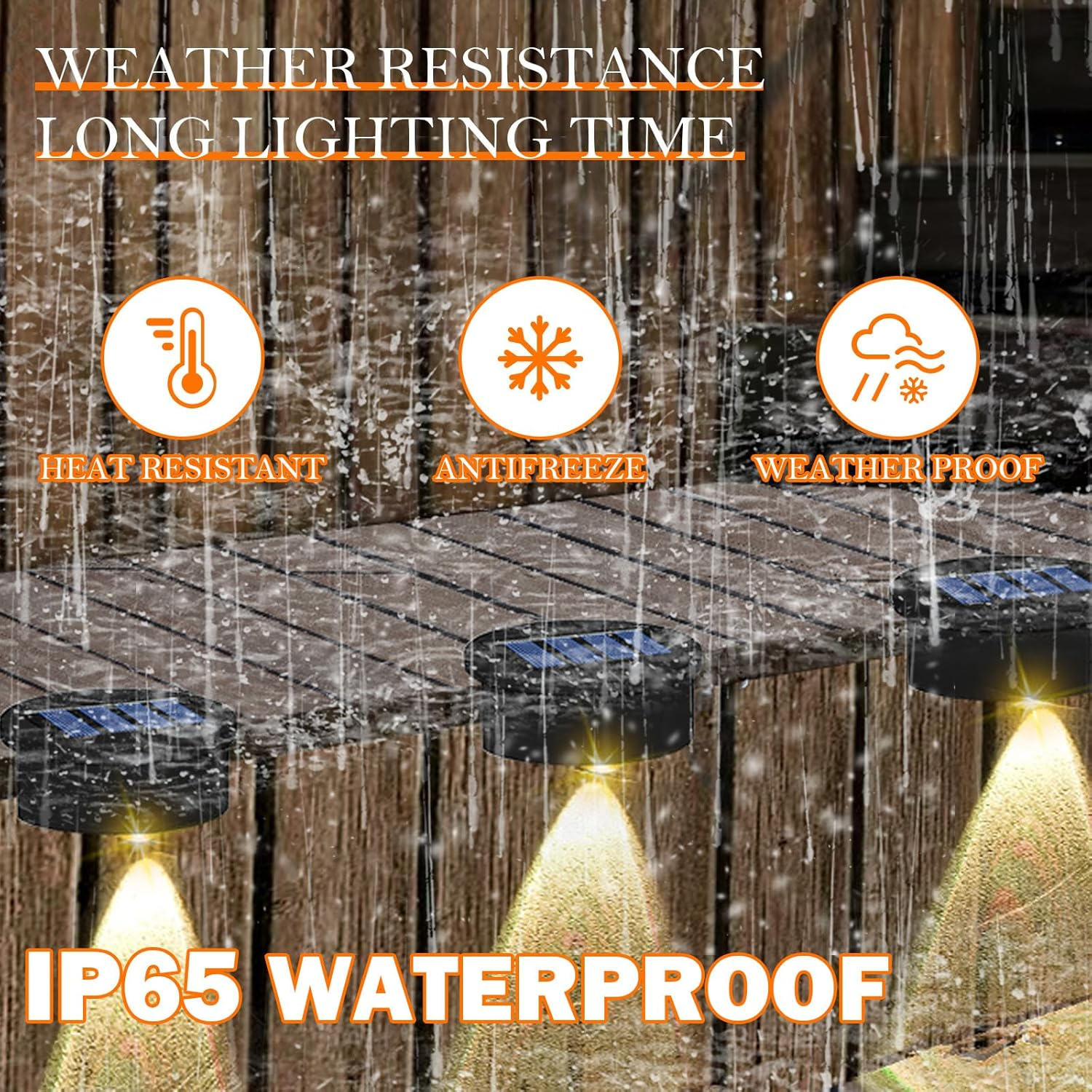 Taimeimao Solar Pool Lighting, 6 Pieces Solar Pool Lighting, LED Pond Lighting, Waterproof Pool Light, Multicoloured Pool Accessories, for Swimming Pool, Fence, Yard, Patio, Outdoor Decoration image number 1