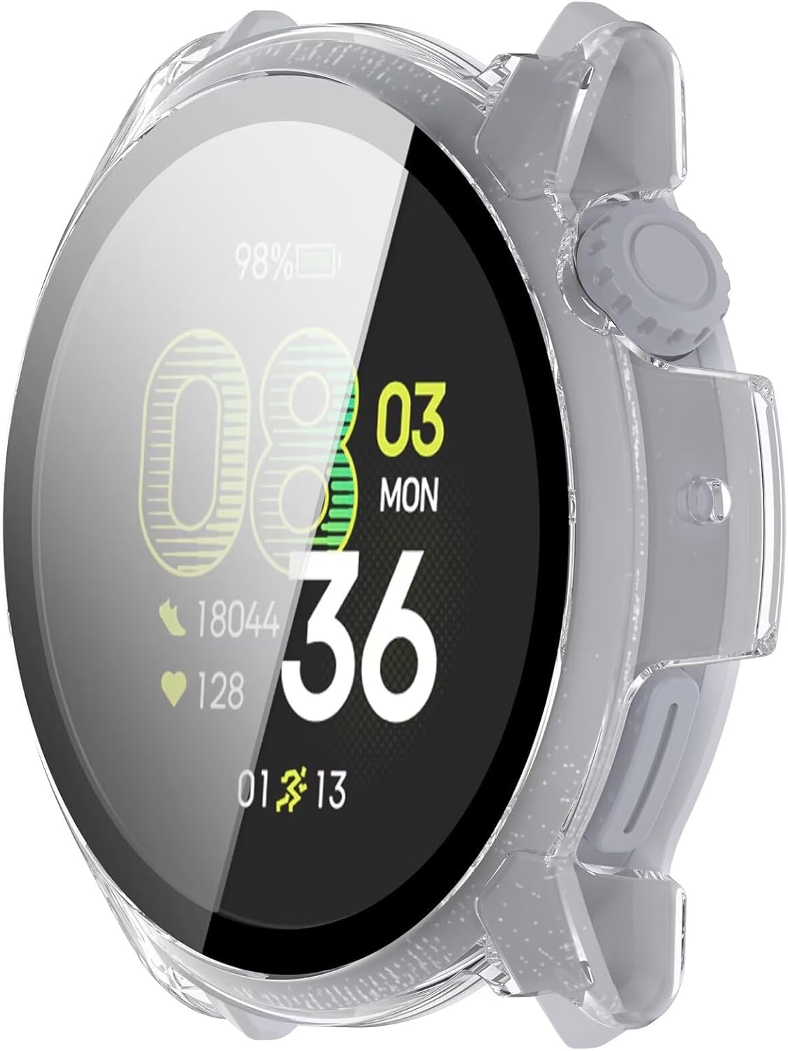 Boerhang Case Compatible with Coros Pace 4, Hard PC Anti-Collision Housing + Tempered Glass Screen Protector (Transparent) image number 6