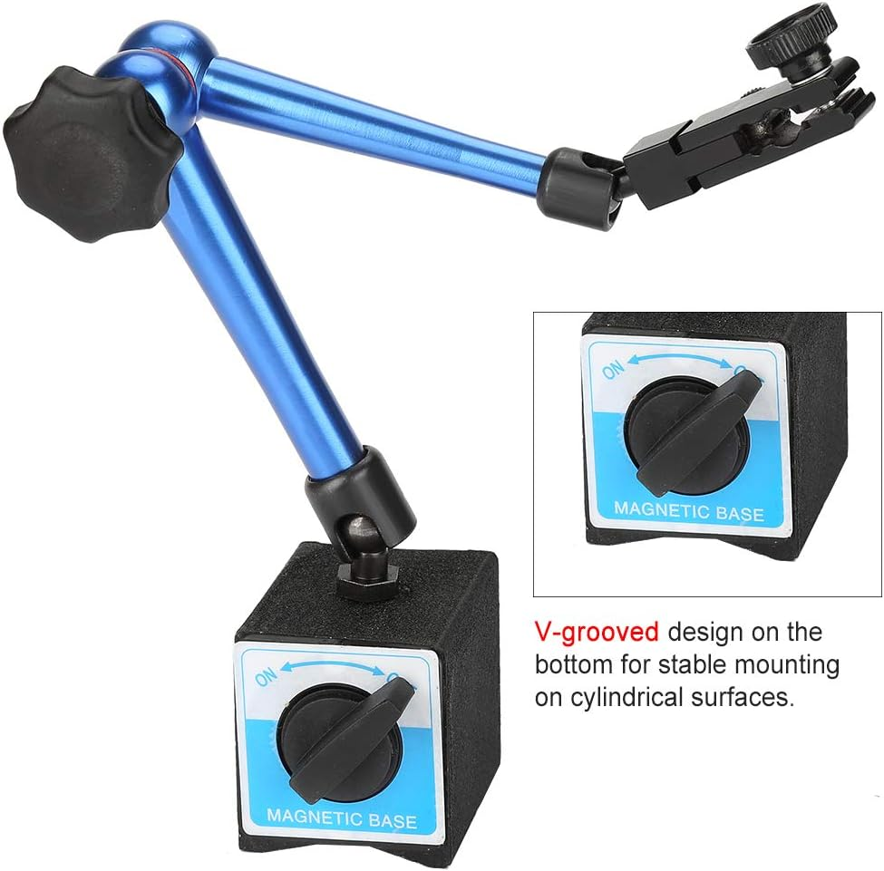 Magnetic Stand Base Holder for Dial Test Indicator Gauge (Blue) image number 3