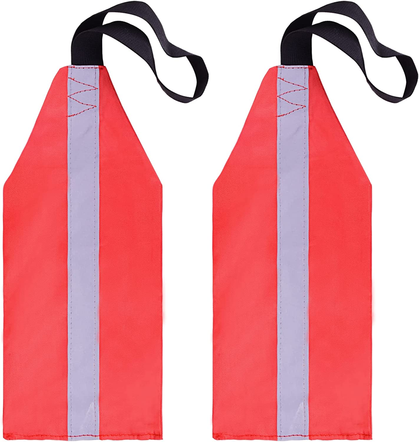 Safety Travel Flag for Kayak Canoe Safety Flag Kayak Trailer Flag Kayak Travel Flag Kayak Accessories Safety Flag Reflective Kayak Warning Flag Red Safety Flag for Kayak Sup Towing