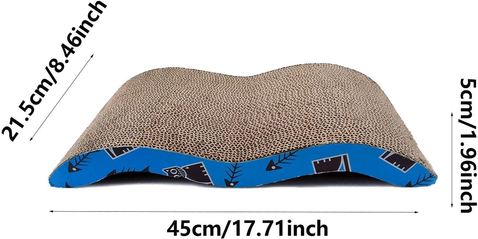 Cat Scratch Pad, Cat Scratcher Lounge Bed, Cat Scratching Board, round Cat Scratching Board, Cat Scratching Cardboard, Durable Cat Toy Ball Track for Furniture Protection, Supports Pet Behaviors image number 2