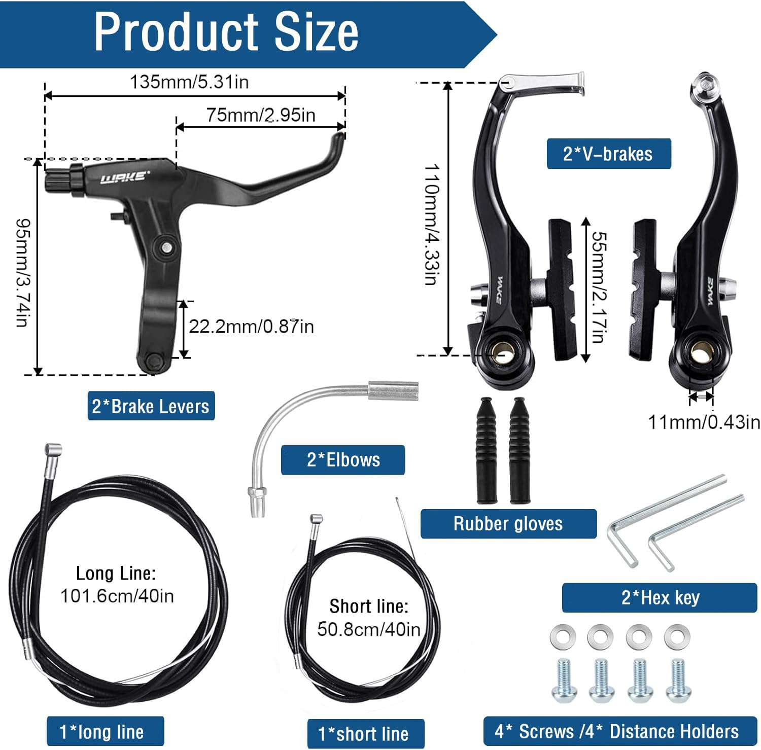 OSAGIE Bike Stem, Aluminum Alloy MTB Stem, Mountain Bike Stem for 28.6Mm (1-1/8") Handlebar of Bicycle, Road Bike, MTB, BMX, Cycling - Black 25.4X28.6X90Mm image number 5