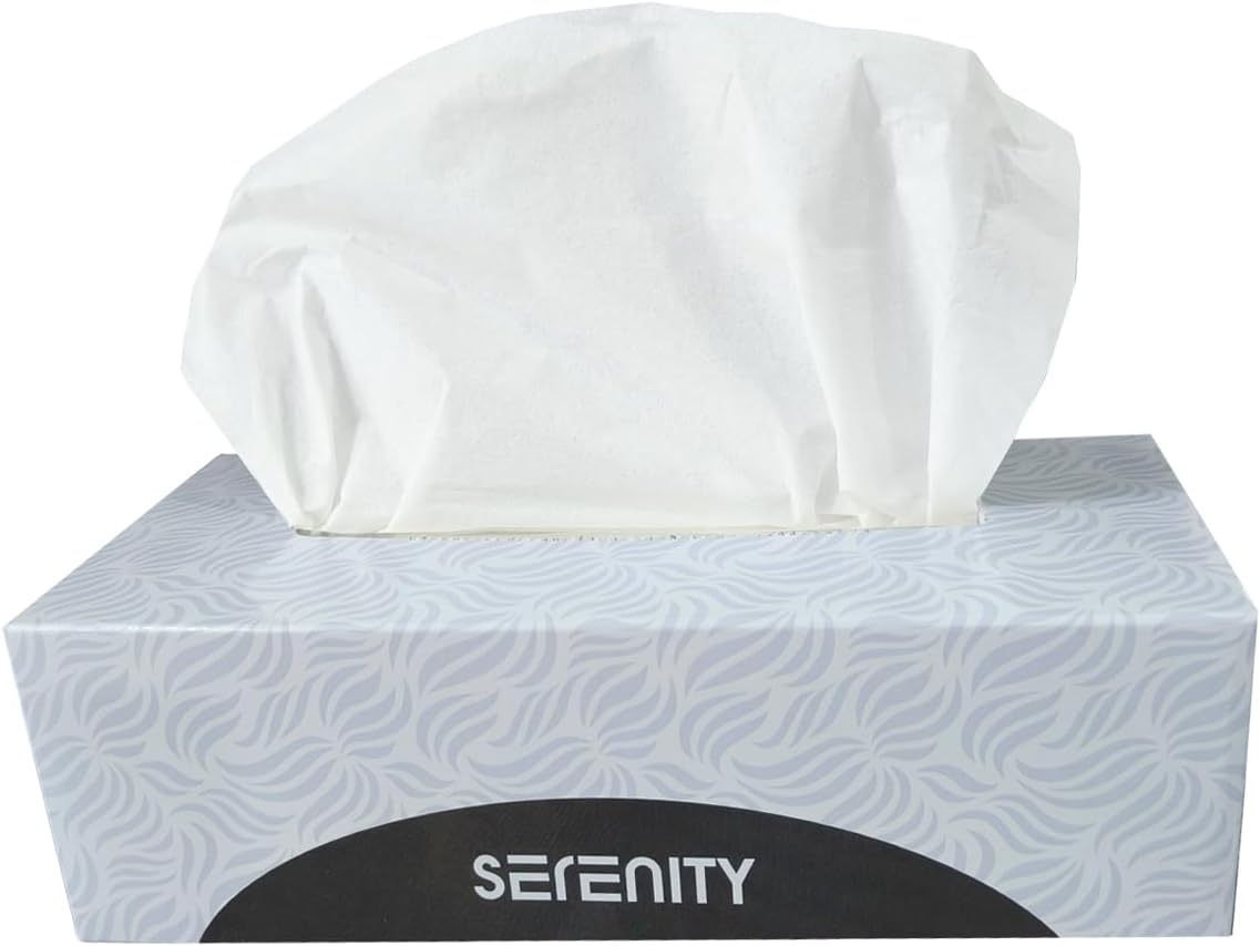 Serenity Tissues Deluxe Pack - 36 Boxes of 160 Ultra-Soft Tissues for Ultimate Comfort and Convenience image number 1