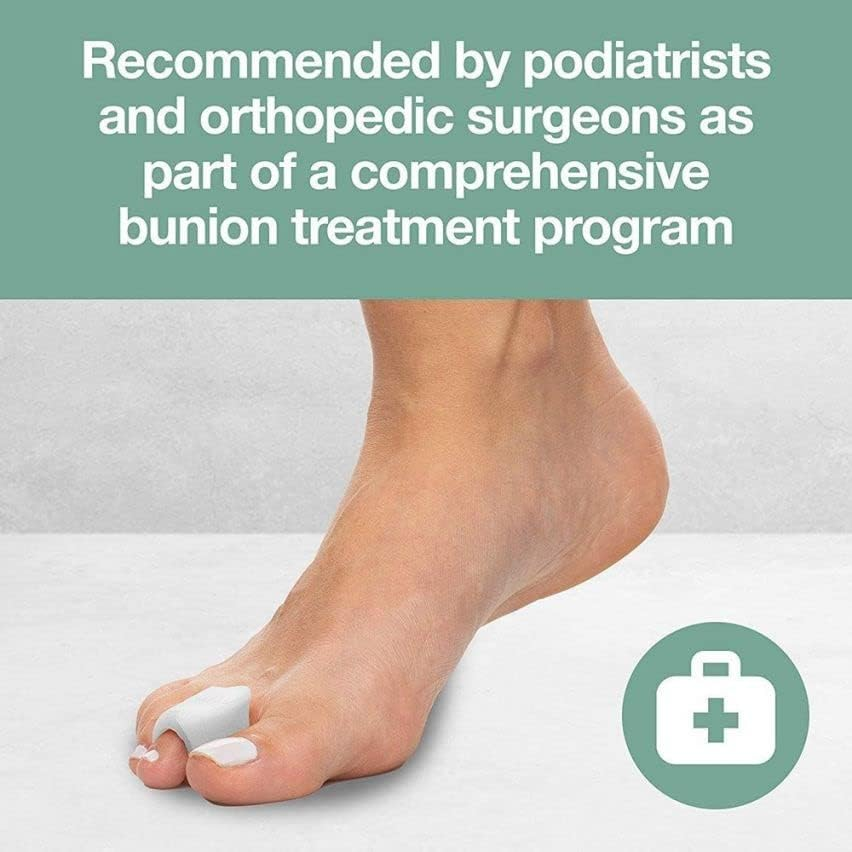 Gel Toe Separators with Loop (2Pcs) for Overlapping Toes, Bunions, Big Toe Alignment, Corrector and Spacer image number 5