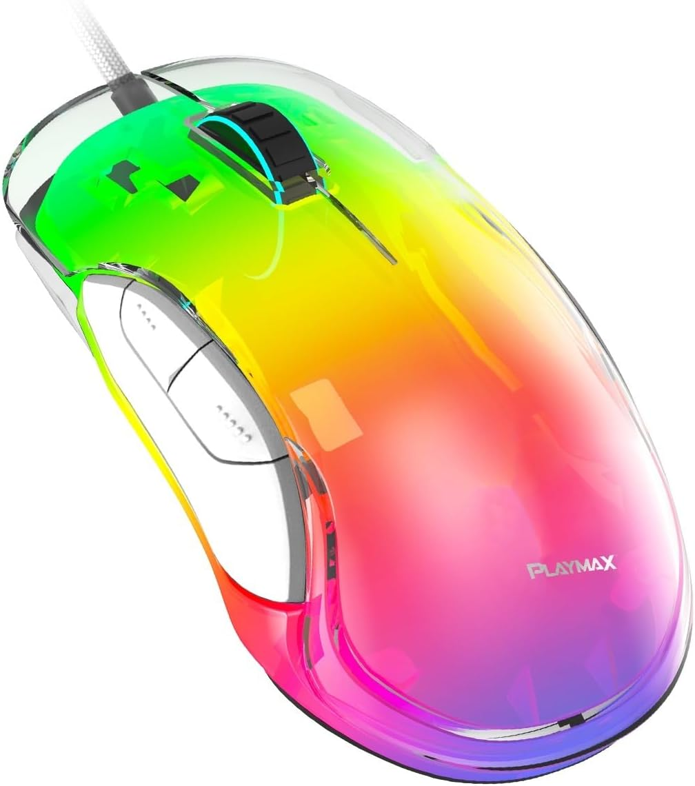Playmax Aurora RGB USB Gaming Mouse image number 2
