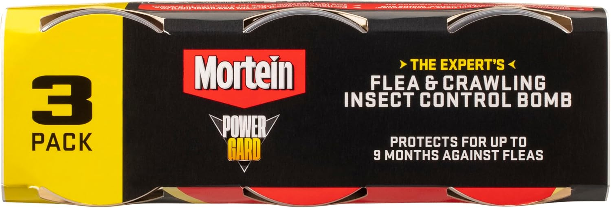 Mortein Power Gard Flea & Crawling Insect Control Bomb Spray 150 G (Pack of 3)