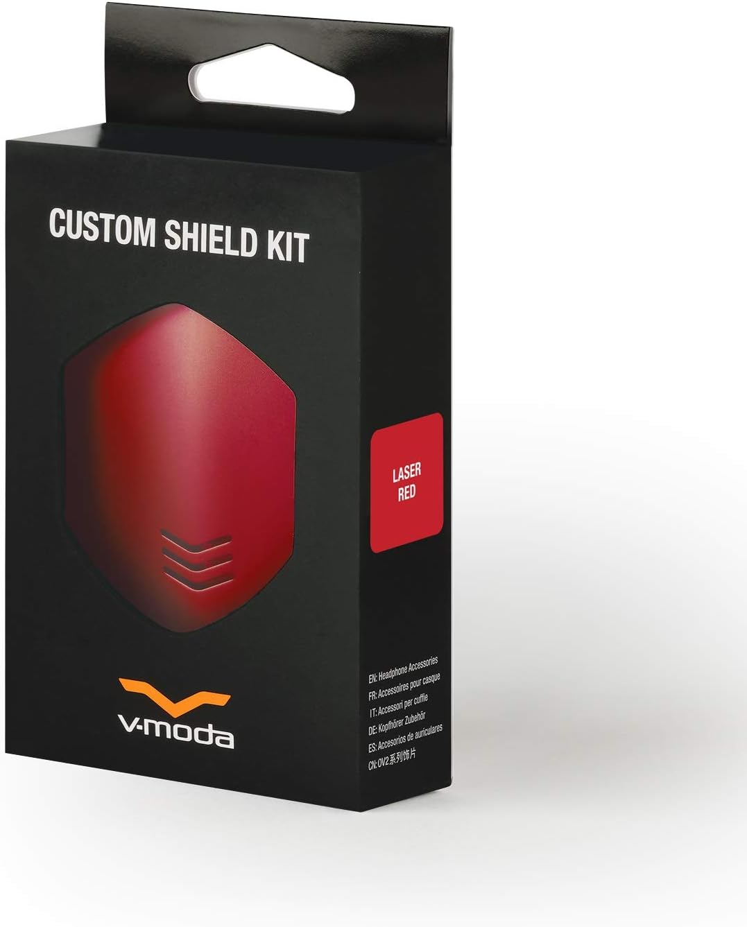 V-Moda M-200 Custom Shield Kit (2 Shields) - Adults (DJ) - Unisex - Headphone Accessory - Customization Kit - Laser Red image number 4