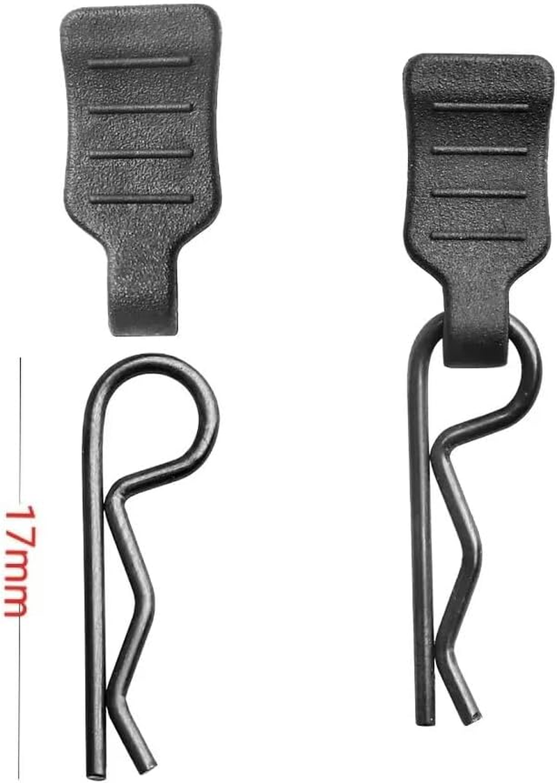 50PCS Universal RC Car Body Shell Clips RC R-Type Pins with Pull Tabs Compatible with All 1/16 1/18 RC Vehicles Truck Buggy Shell Replacement Parts image number 3