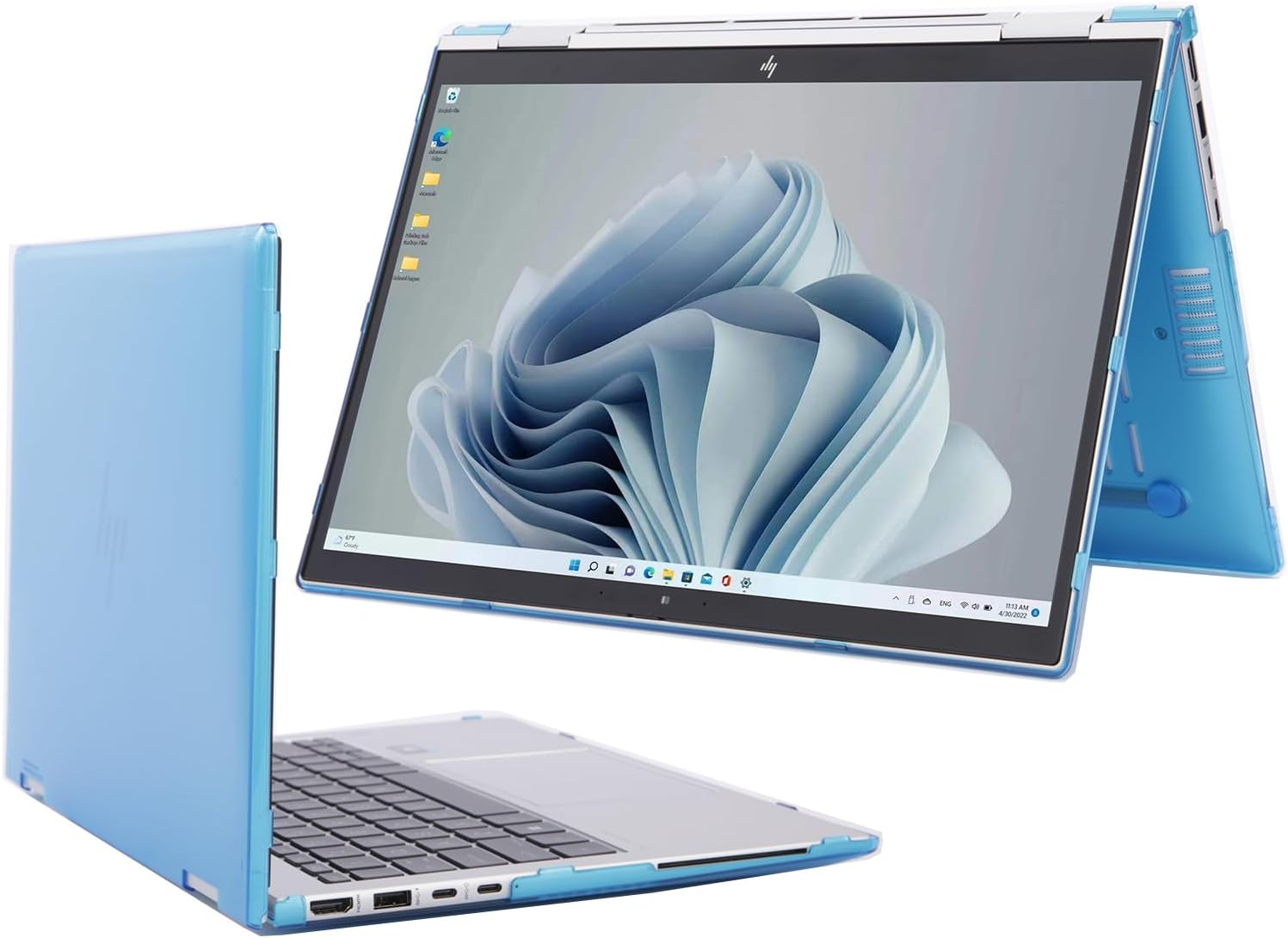 Mcover Case Compatible ONLY for 2022~2024 13.3" HP Elitebook 830 | 835 G9 / G10 and Elite X360 830 G9 / G10 2-In-1 Windows Laptop (NOT Fitting Any Other HP Models) - Aqua