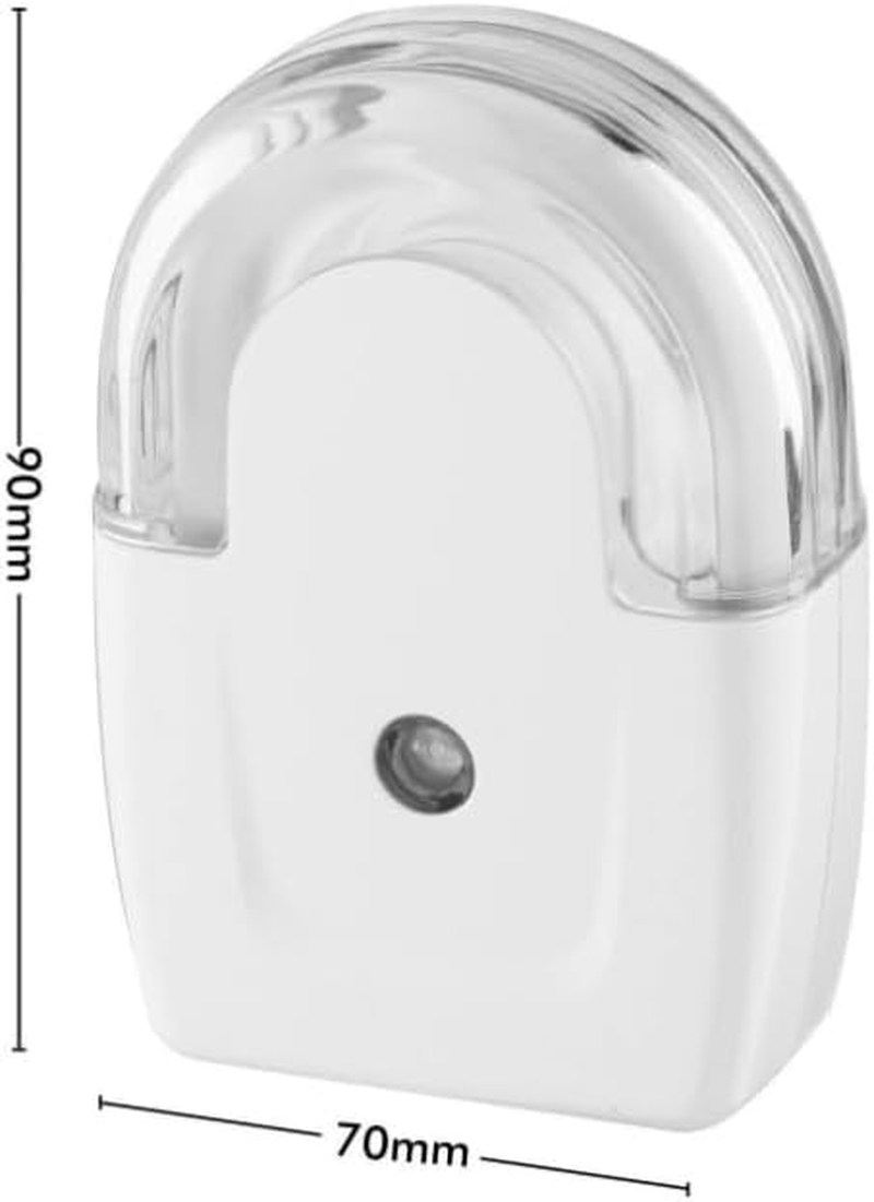 Arlec 240V White N Shaped Auto Sensor LED Night Light Dusk to Dawn Nightlight