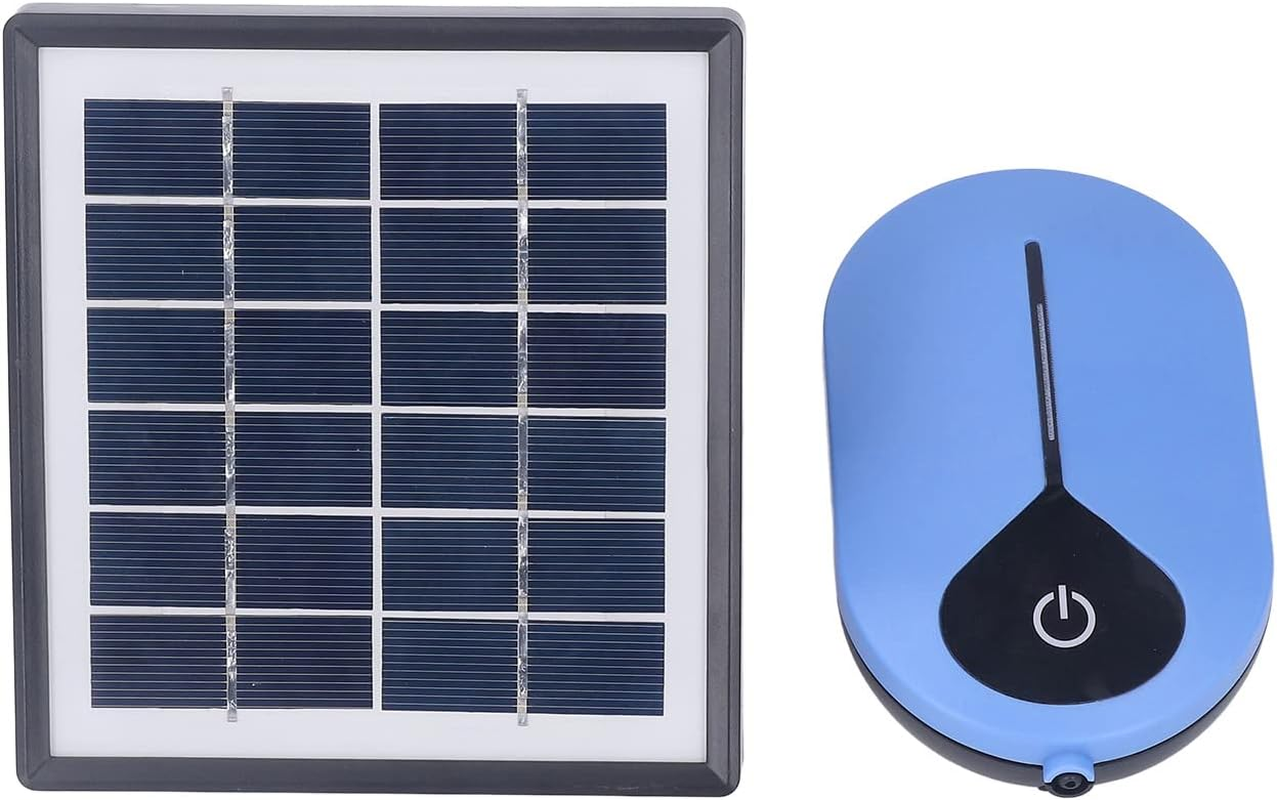 Oxygen Pump Solar Air 3 Gear Large Volume Low Noise 6V 1.5W for Fish Tank Aquarium Reliable Work Safer Running Oxygen Supply Broad Utility Using Tips image number 2