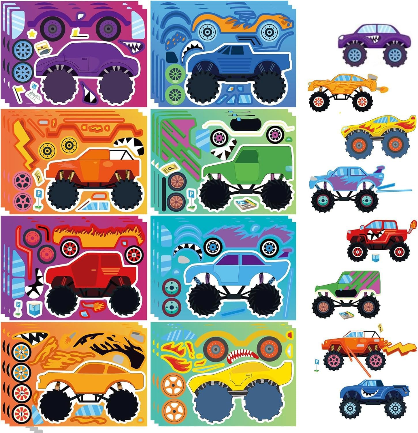 Princess Stickers for Kids, 24 Sheets Make Your Own Princess Stickers, Princess Make a Face Stickers, Classroom Rewards, Art Craft Party Supplies image number 5