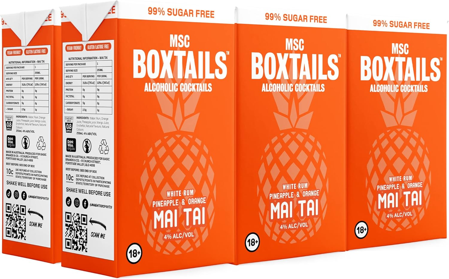 MSC Boxtails Mai Tai 250Ml X 6 Pack