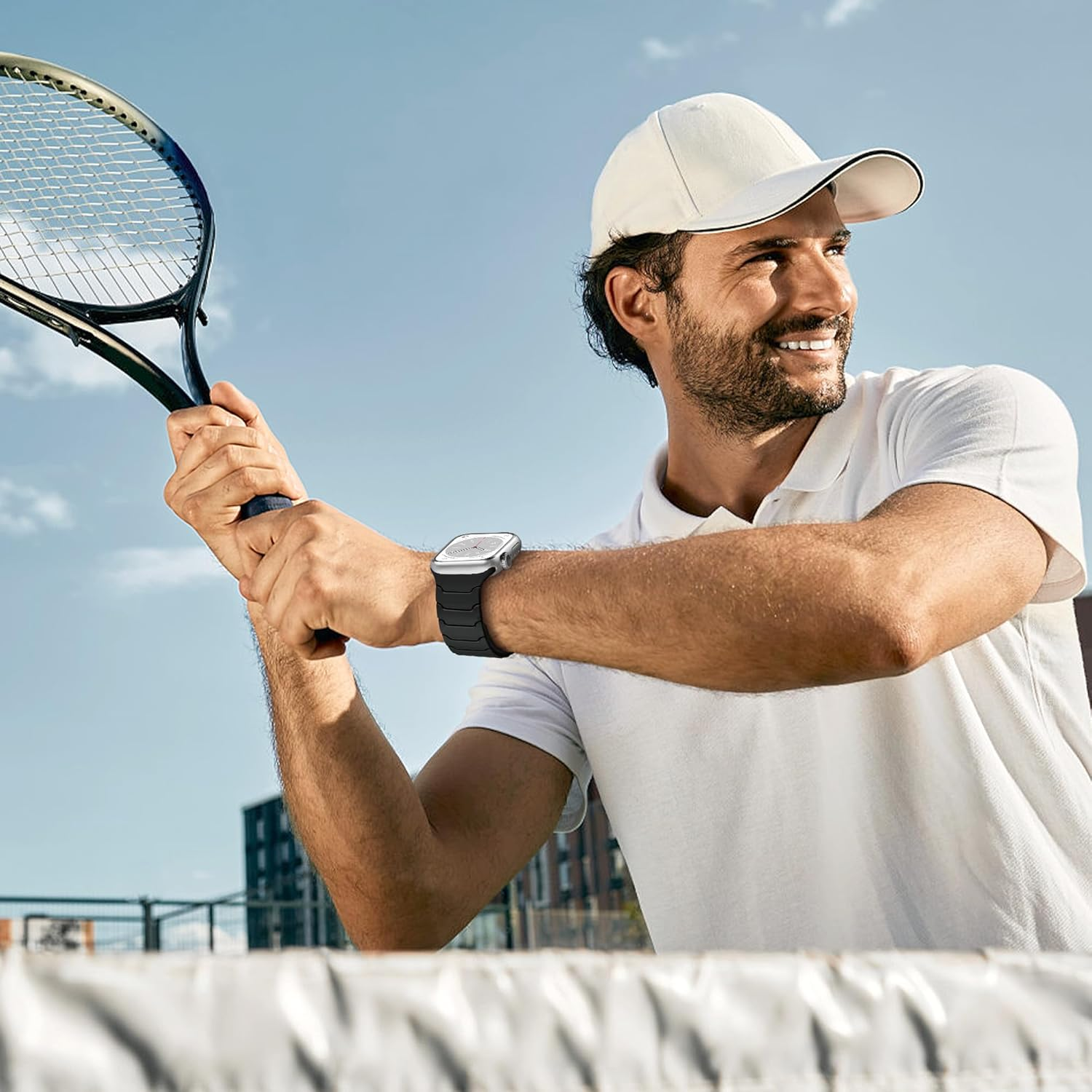 Mazuboho for Apple Watch Band 49Mm 46Mm 45Mm 44Mm 42Mm 41Mm 40Mm 38Mm, Soft Adjustable Comfortable Silicone Magnetic for Apple Watch Strap Ultra 3, Ultra 2, Ultra, Series 11 10 9 8 7 SE 6 5 4 3 2 1 image number 1