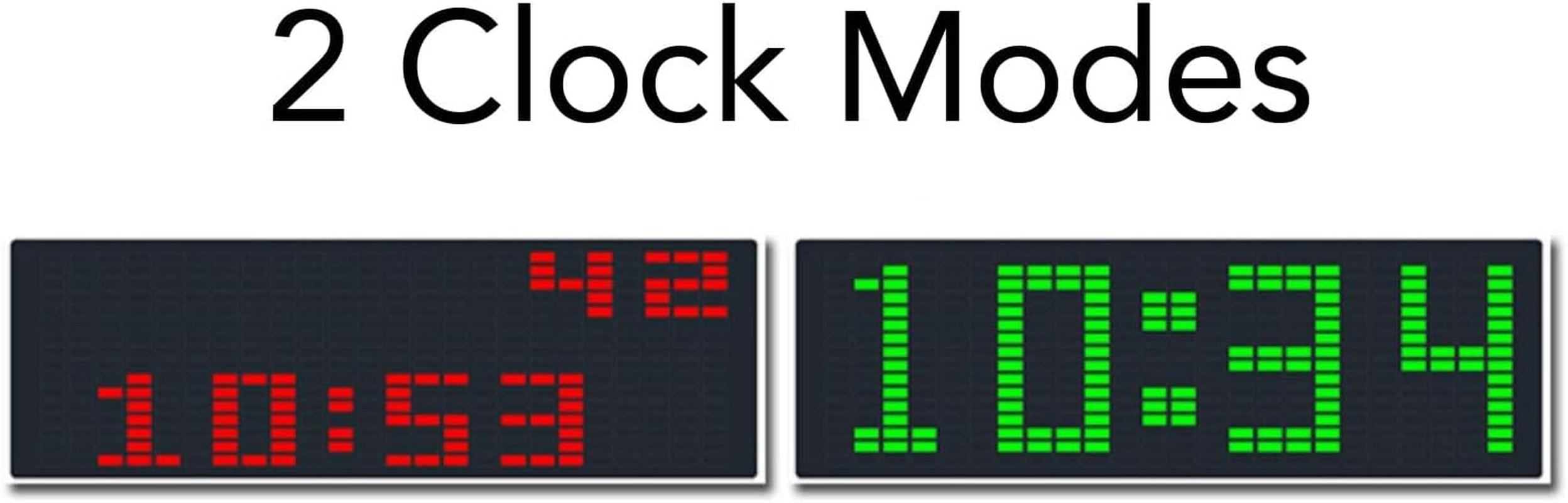 Colorful LED Music Spectrum Display, Audio Spectrum Analyzer, Rhythm Light Level Voice Sensor Clock, RGB Music Sound Meter Display for Musicians, 12 Dynamic & 7 Color Effects