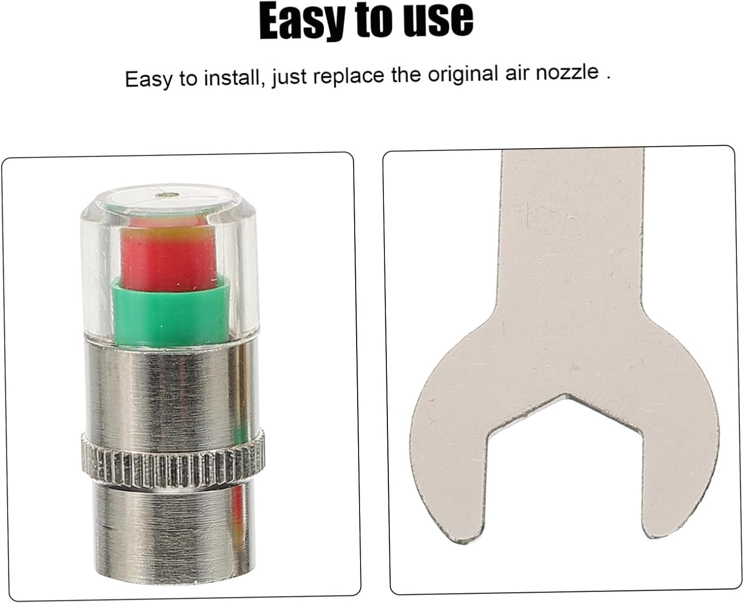 TOPPERFUN Car Tire Pressure Valve Caps Automotive Tyre Monitor Indicators Tire Stem Caps for Vehicle Tyre Valve Covers image number 6