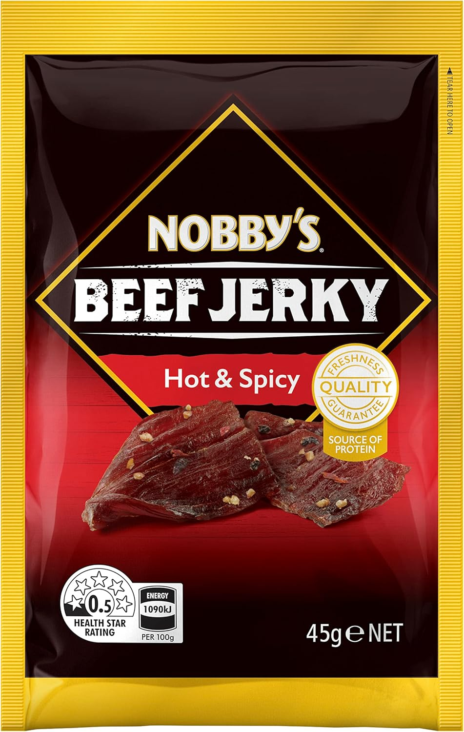 Nobby'S Hot and Spicy Beef Jerky 45G image number 1