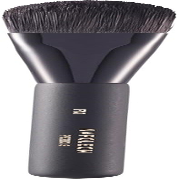 FN1 Foundation Brush | Flat & Tapered Makeup for Liquid & Cream Foundation | Vegan Synthetic Fibres | Hypoallergenic | Professional Face Brush