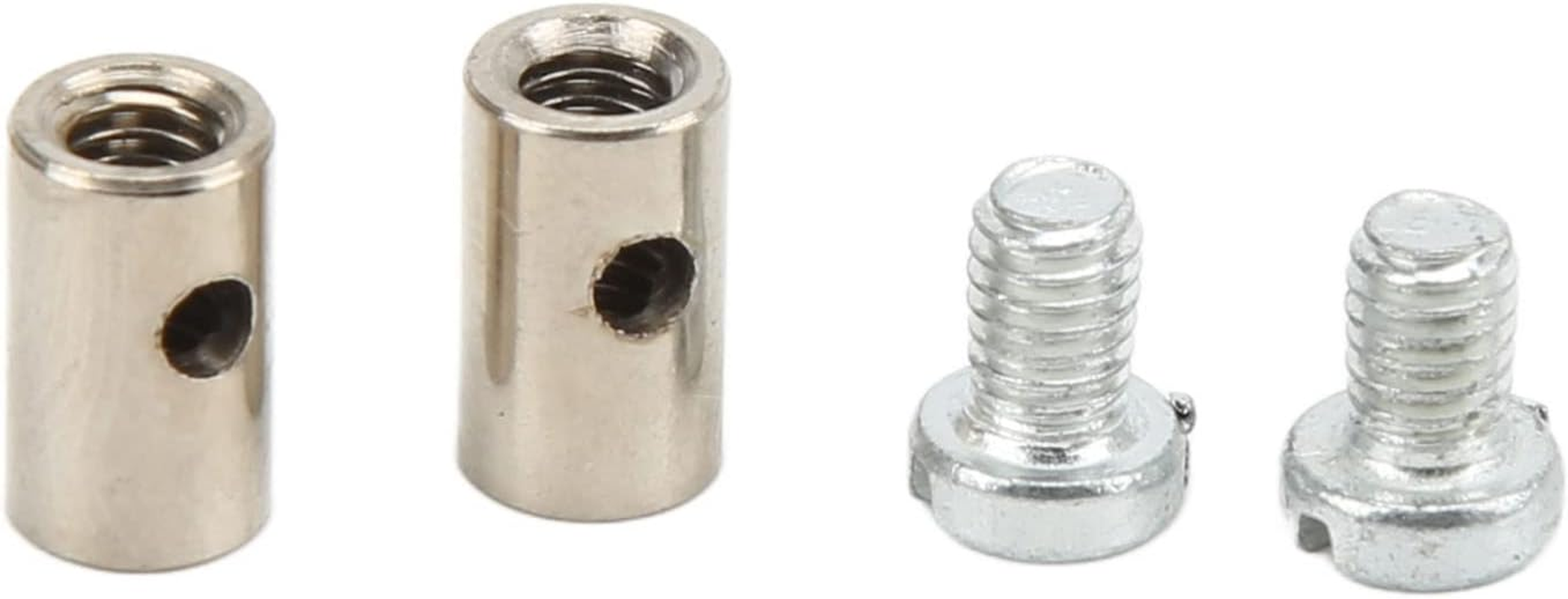 Solderless Throttle Cable Nipple 6Mm/0.2In Solderless Cable Nipple Metal Brake Line Throttle Choke End for Car Motorcycle Rewritten image number 1