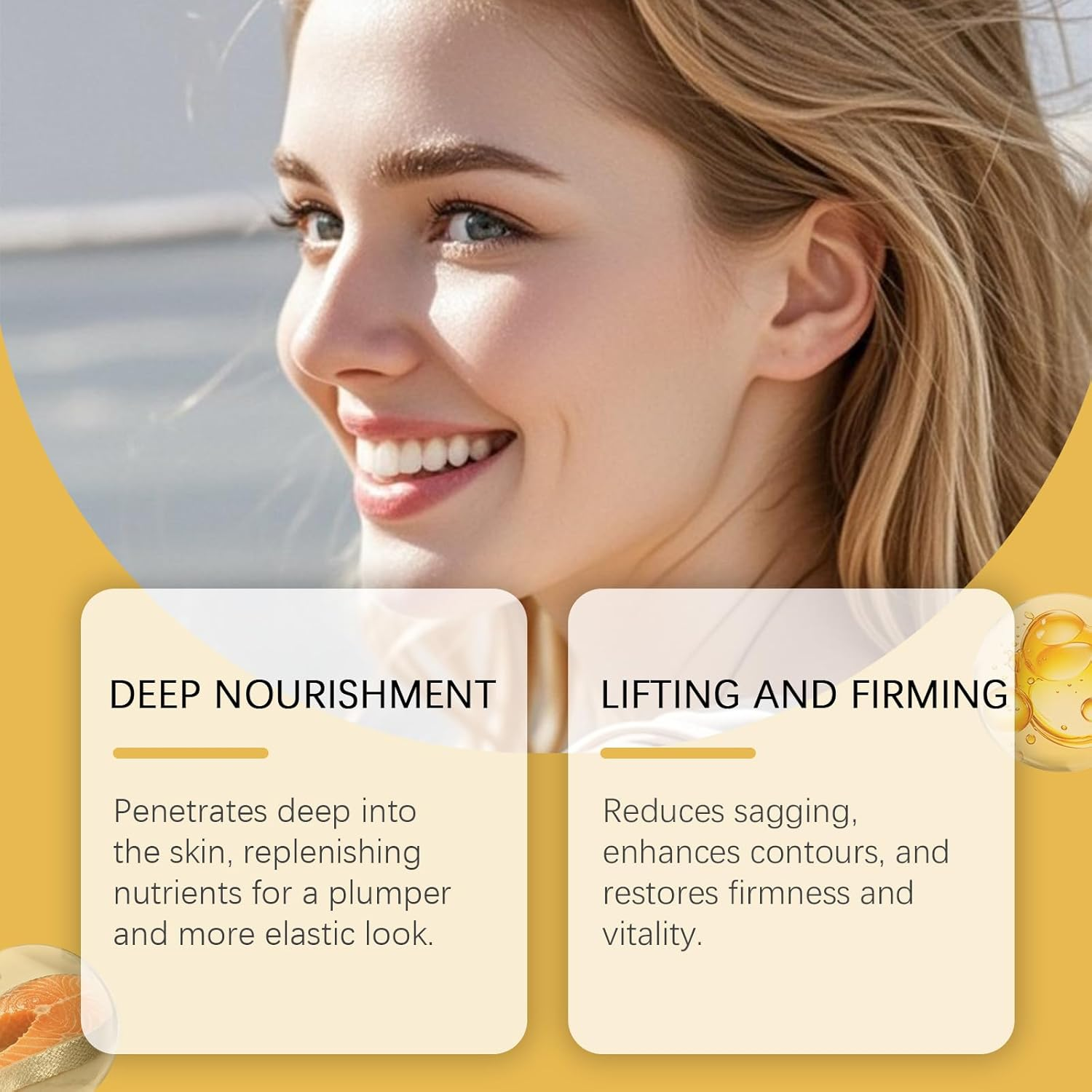 Salmon Anti-Wrinkle Serum, Salmon Water Photokinetic Cell Fluid, Vitamin C Serum for Face, Hydrates Moisturize & Soothes Skin for All Skin Types, Reduces Sagging, Support Skin Barrier (1Pcs) - 12Pcs image number 5