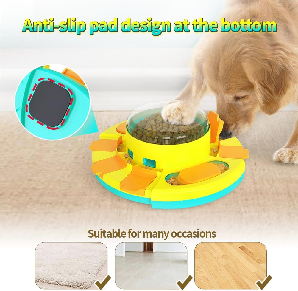 CAROZEN Dog Toy, Dog Toy, Interactive Dog Toy for Dogs, Entertainment, Dog Bowl, Promote Your Dog'S Intelligence