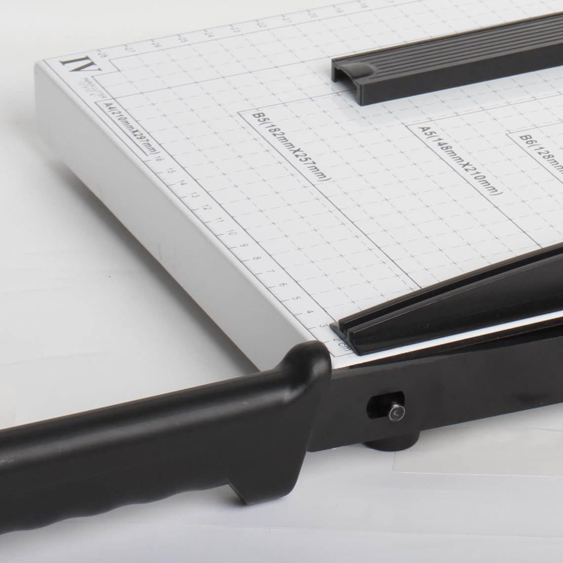 Upgraded 12Inch Paper Cutter, A4&ndash;Paper Trimmer with Safety Protection Device and Blade Lock, 12 Sheets Capacity, Precision Guillotine Paper Cutter for Craft Paper, Coupons, Labels and Photos image number 5