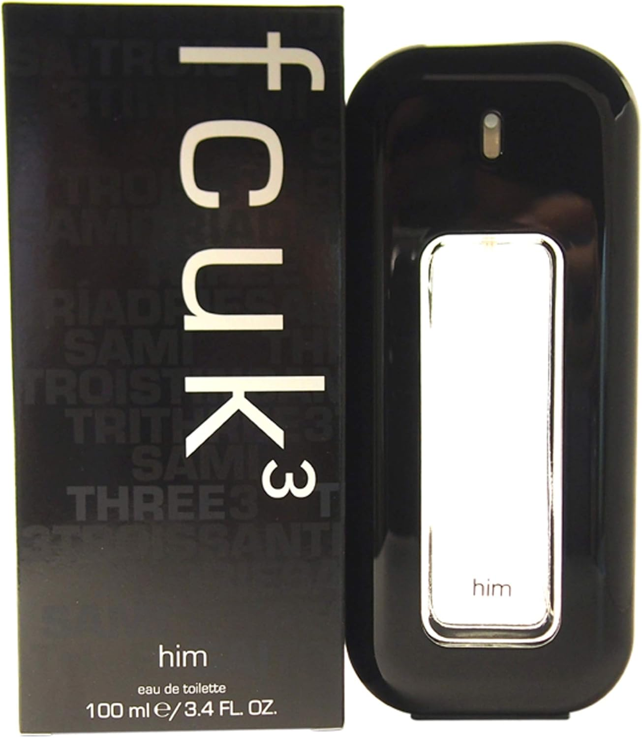 Fcuk 3 by French Connection UK for Men - 3.4 Oz EDT Spray