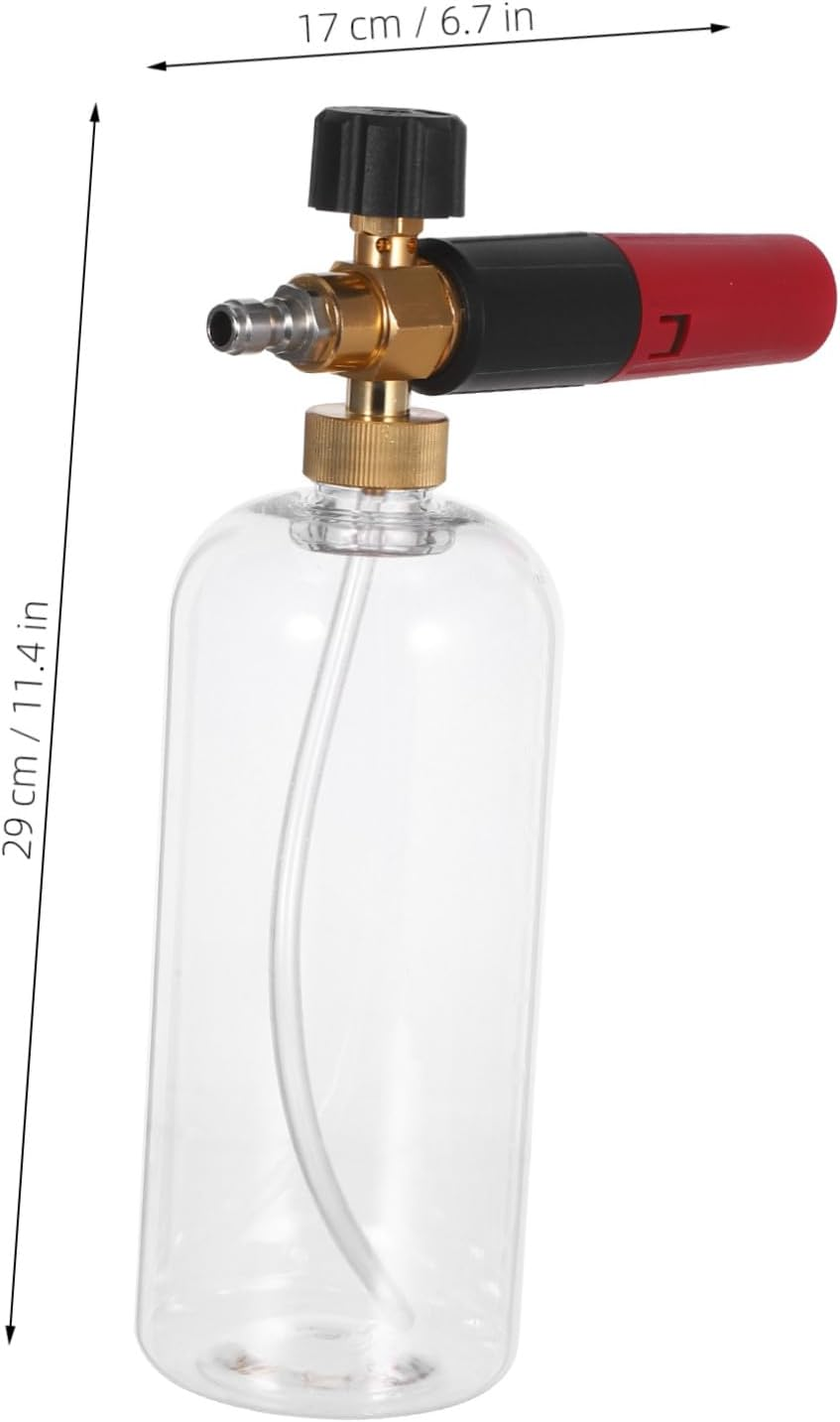 SOESFOUFU Car Washing Foam Sprayer Attachment Wide Mouth Spray Bottle for Pressure Washer, Heavy-Duty Cleaning Foam Sprayer for Car Care and Garden Use, Quick Connect Nozzle image number 3