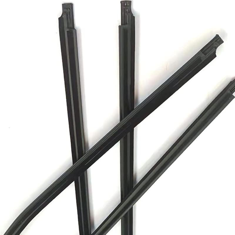 AIMALL 4X Fit Toyota Hilux Double Cab Window Weather Strips, Rubber Window Seals for 2005-2015 Models, High Tolerance, Soundproof & Weatherproof, Black, Direct Replacement image number 3