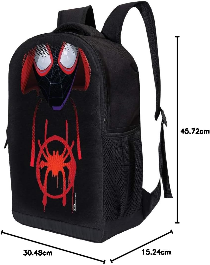 Marvel Spider-Man Backpack for School Boys, Girls, Toddler Backpack | Miles Morales Spiderman Kids Backpack Mesh Bag