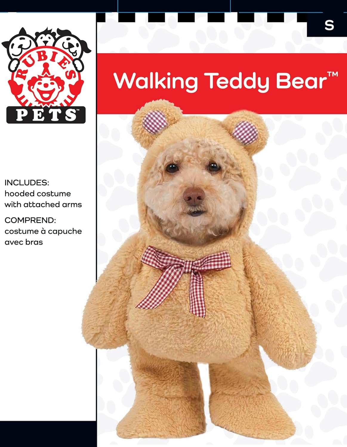 Walking Teddy Bear Big Dogs Pet Costume - XXL image number 6