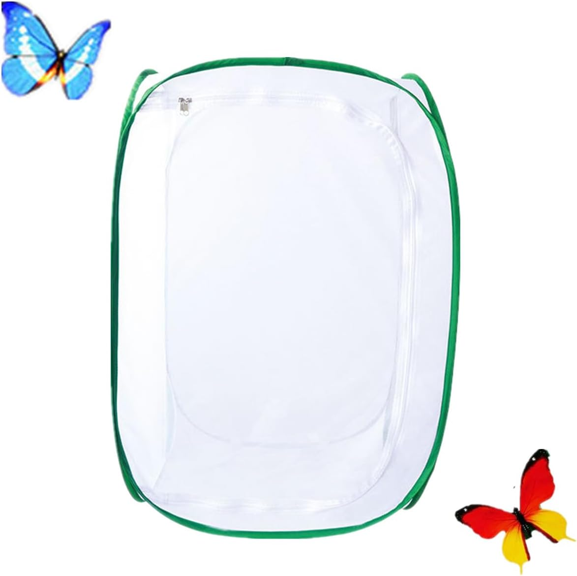 Outdoor Pop-Up Insect Butterfly Habitat Cage,Collapsible Mesh Cage Terrarium with Clear View,Insect Enclosure,40&times;40&times;60Cm image number 3