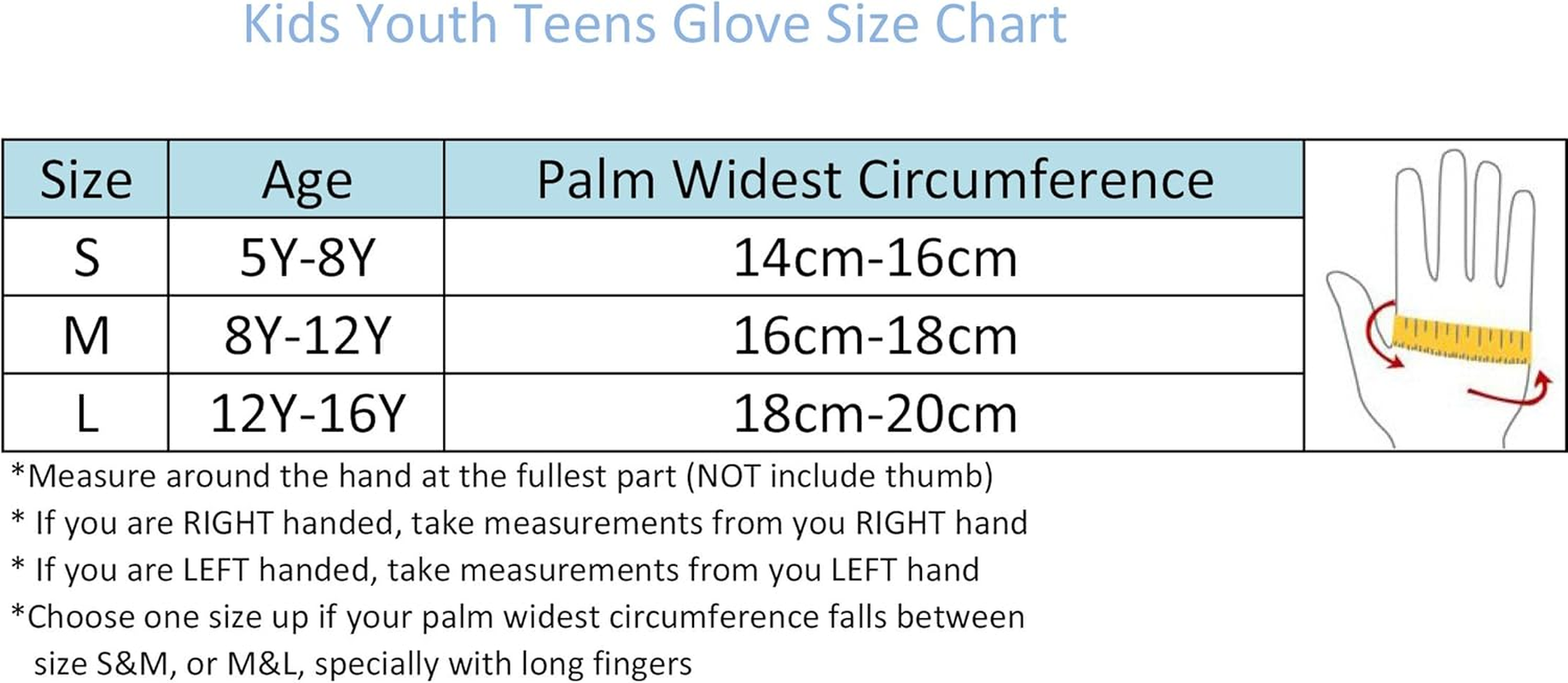 Kids Youth Teens Ski Gloves Waterproof Breathable 3M Lined Ski Gloves(1 Pair Only) image number 1