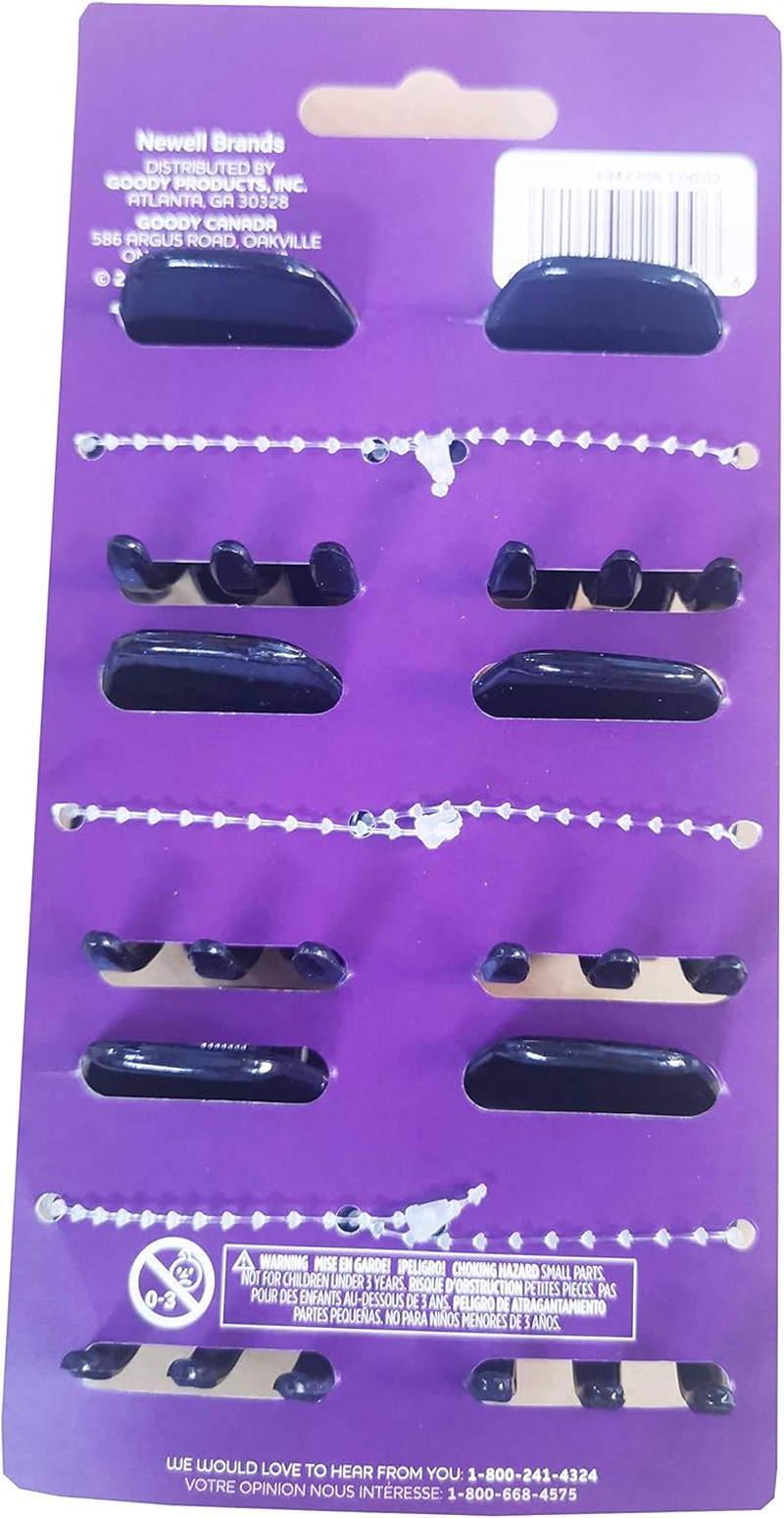 Goody Classic Claw Hair Clips - 6-Count, Clear, Brown and Black - 1/2 Claw Will Gently Keep Hair Secured in Place with a Long Lasting Hold, Color May Vary (Pack of 2) image number 6