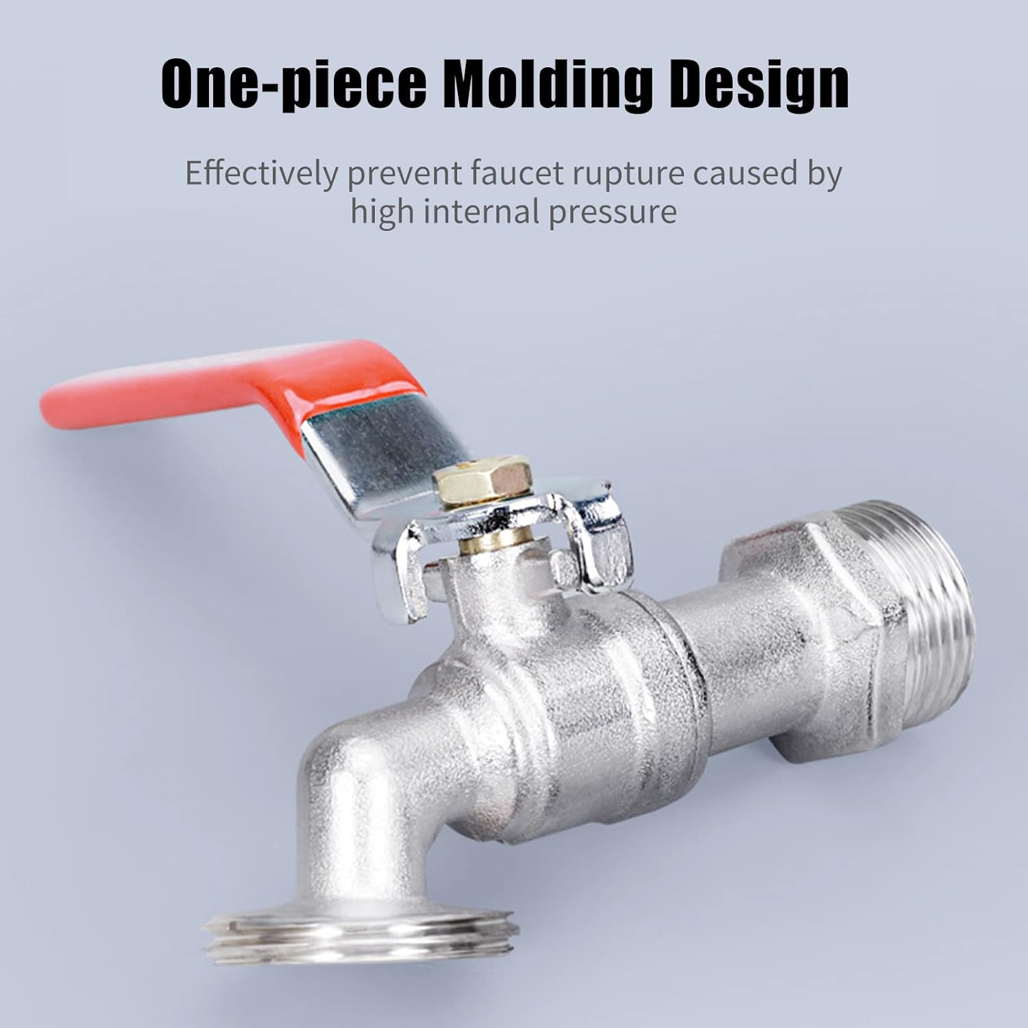 QIUNI IBC Tank Drain Adapter 3/4'' Thread Connector Brass Valve Fitting for Oil Fuel Water image number 6