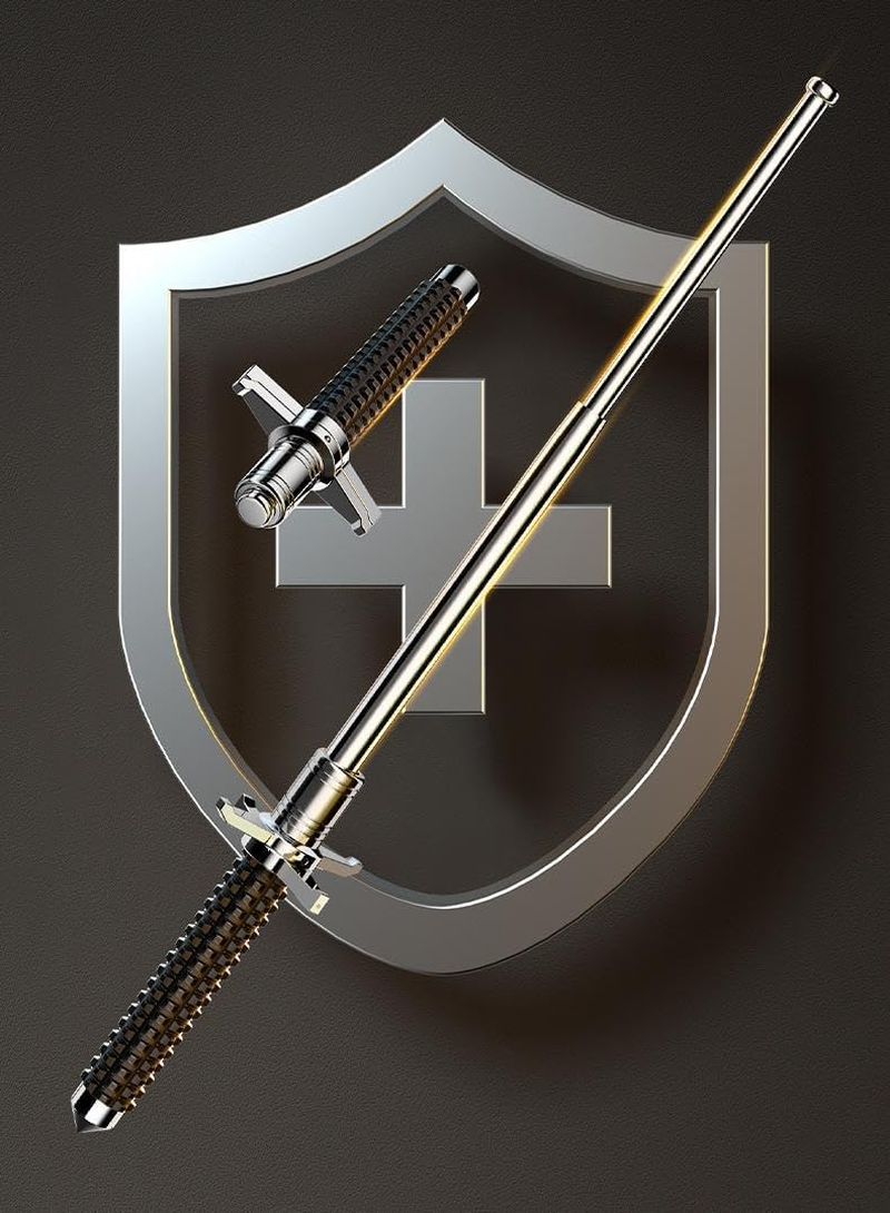 Telescopic Trekking Pole, Hand-Held Collapsible Stick, Expandable Baton, 78Cm Extended Length, Anti-Slip Grip, Lightweight Hiking and Mountaineering Staff with Carry Bag image number 2