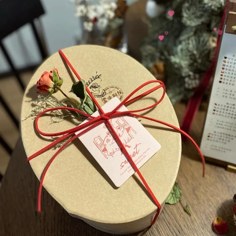 92M Leather Beading String Buckskin Rope Braid Gift Box Decorationl - Durable Artificial Leather for Jewelry Making, Beading, Crafts and Gift Decoration image number 4