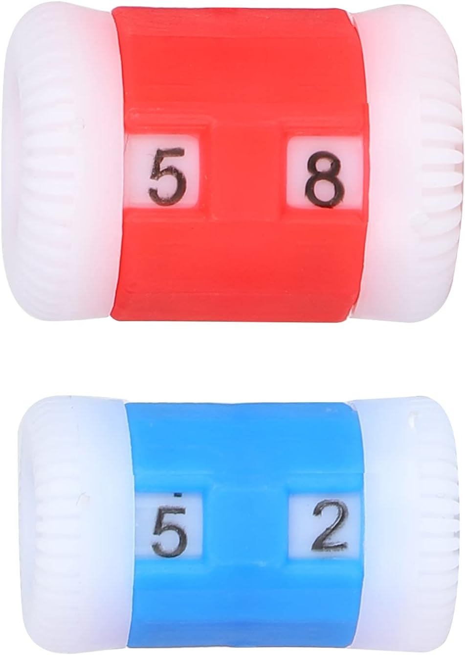 Plastic Knit Counter Knitting Crochet Stitch Marker Row Ring Sewing Tool Accessories Color for Household and Counting (1 Big 1 Small) image number 6