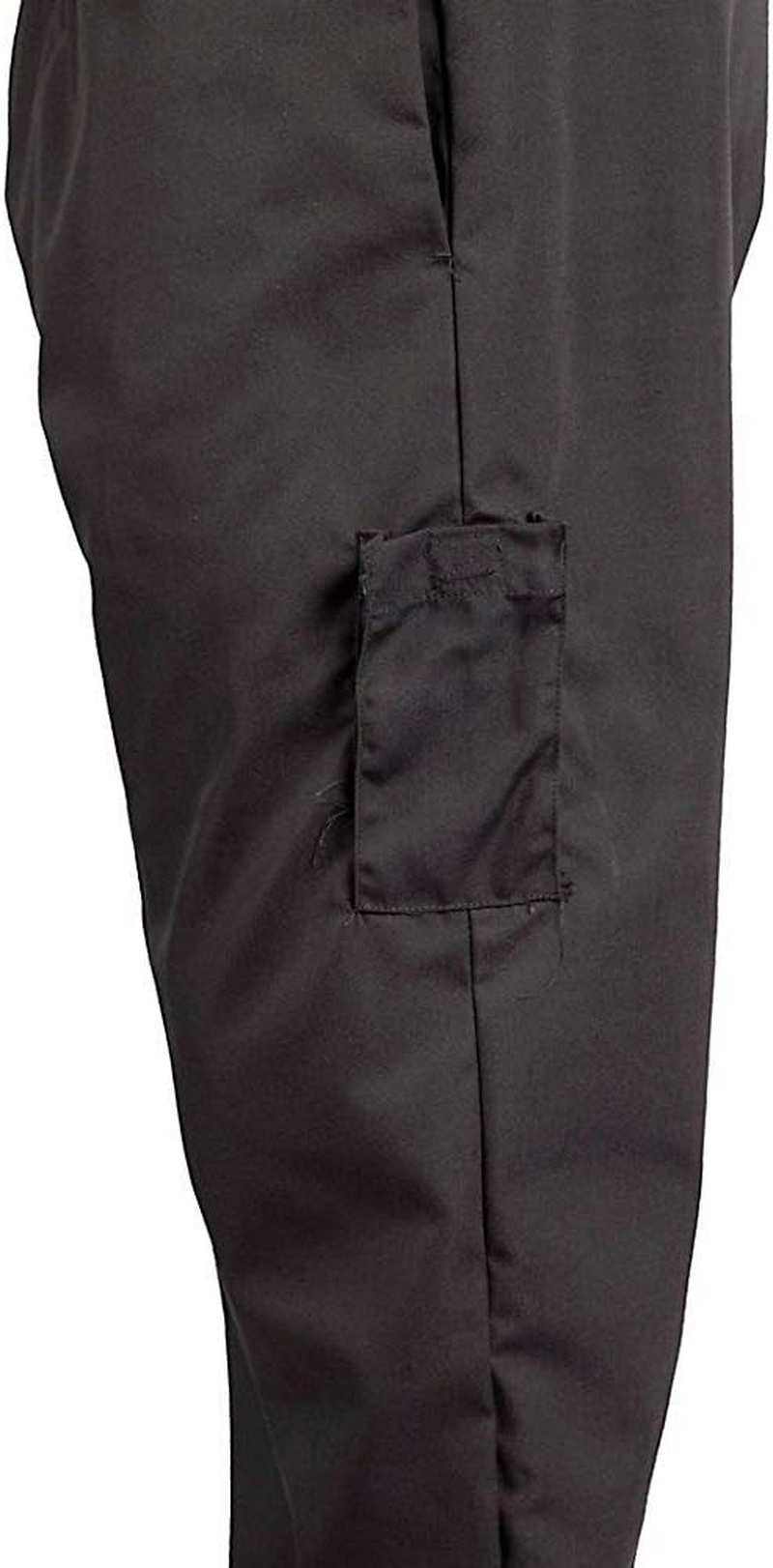KNG Black Cargo Style Chef Pant image number 4